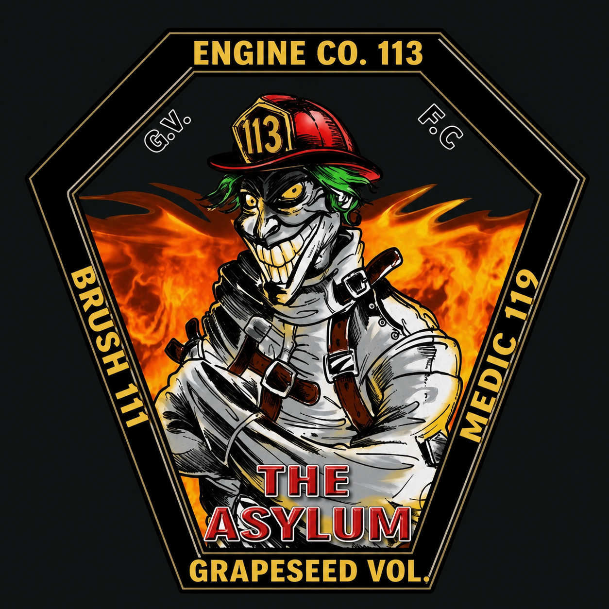 Grapeseed Volunteer Fire Co. logo